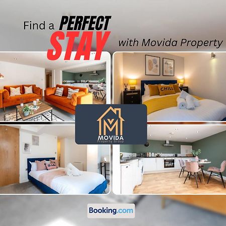 Stylish Two Bed Town Centre Apartment By Movida Property Group Short Lets & Serviced Accommodation With Parking Харрогейт Экстерьер фото