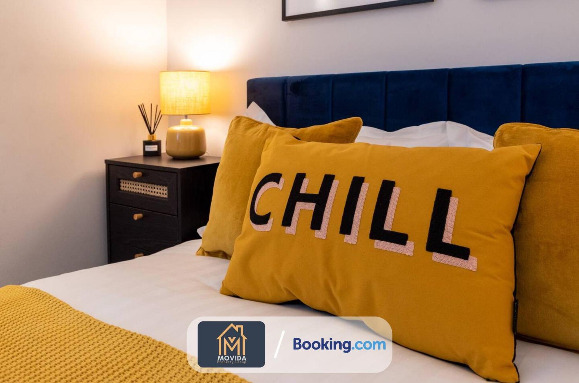 Stylish Two Bed Town Centre Apartment By Movida Property Group Short Lets & Serviced Accommodation With Parking Харрогейт Экстерьер фото