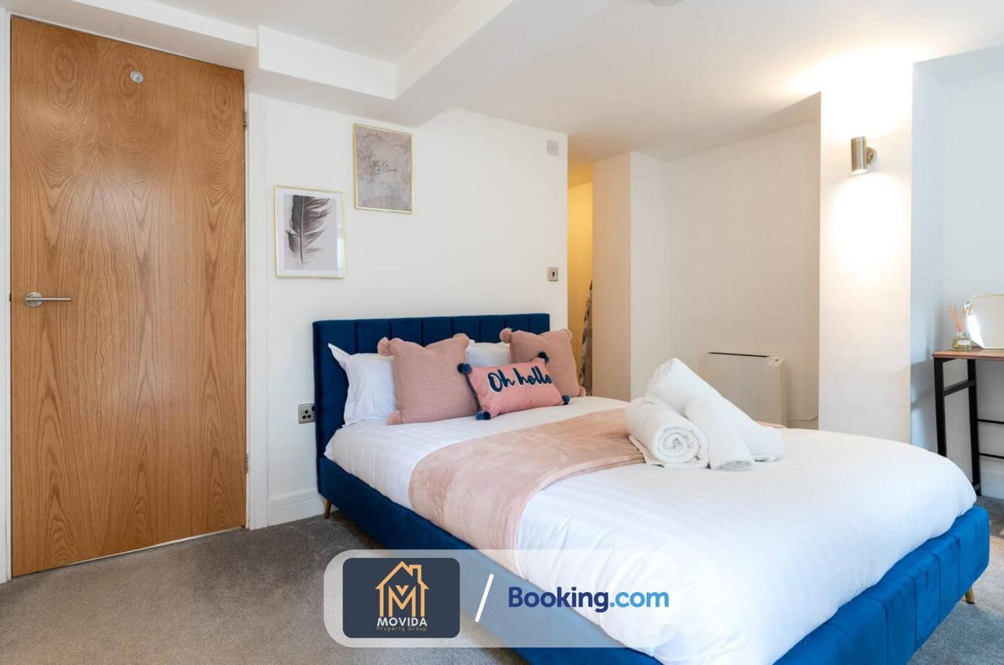 Stylish Two Bed Town Centre Apartment By Movida Property Group Short Lets & Serviced Accommodation With Parking Харрогейт Экстерьер фото