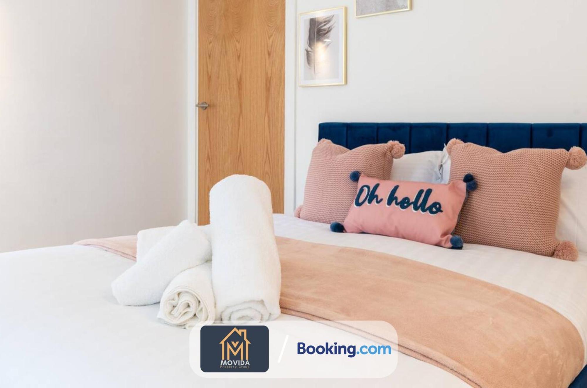 Stylish Two Bed Town Centre Apartment By Movida Property Group Short Lets & Serviced Accommodation With Parking Харрогейт Экстерьер фото
