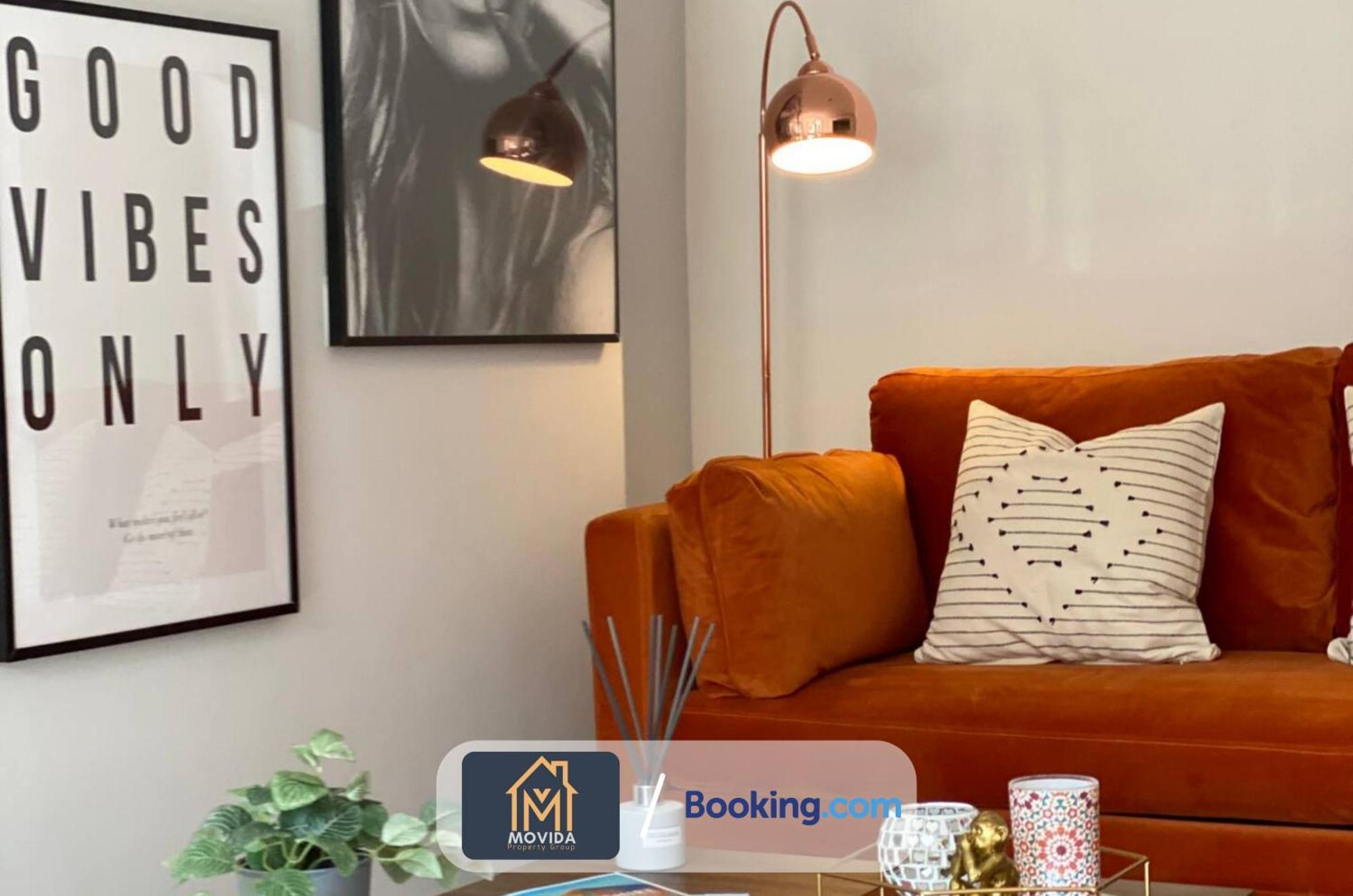 Stylish Two Bed Town Centre Apartment By Movida Property Group Short Lets & Serviced Accommodation With Parking Харрогейт Экстерьер фото