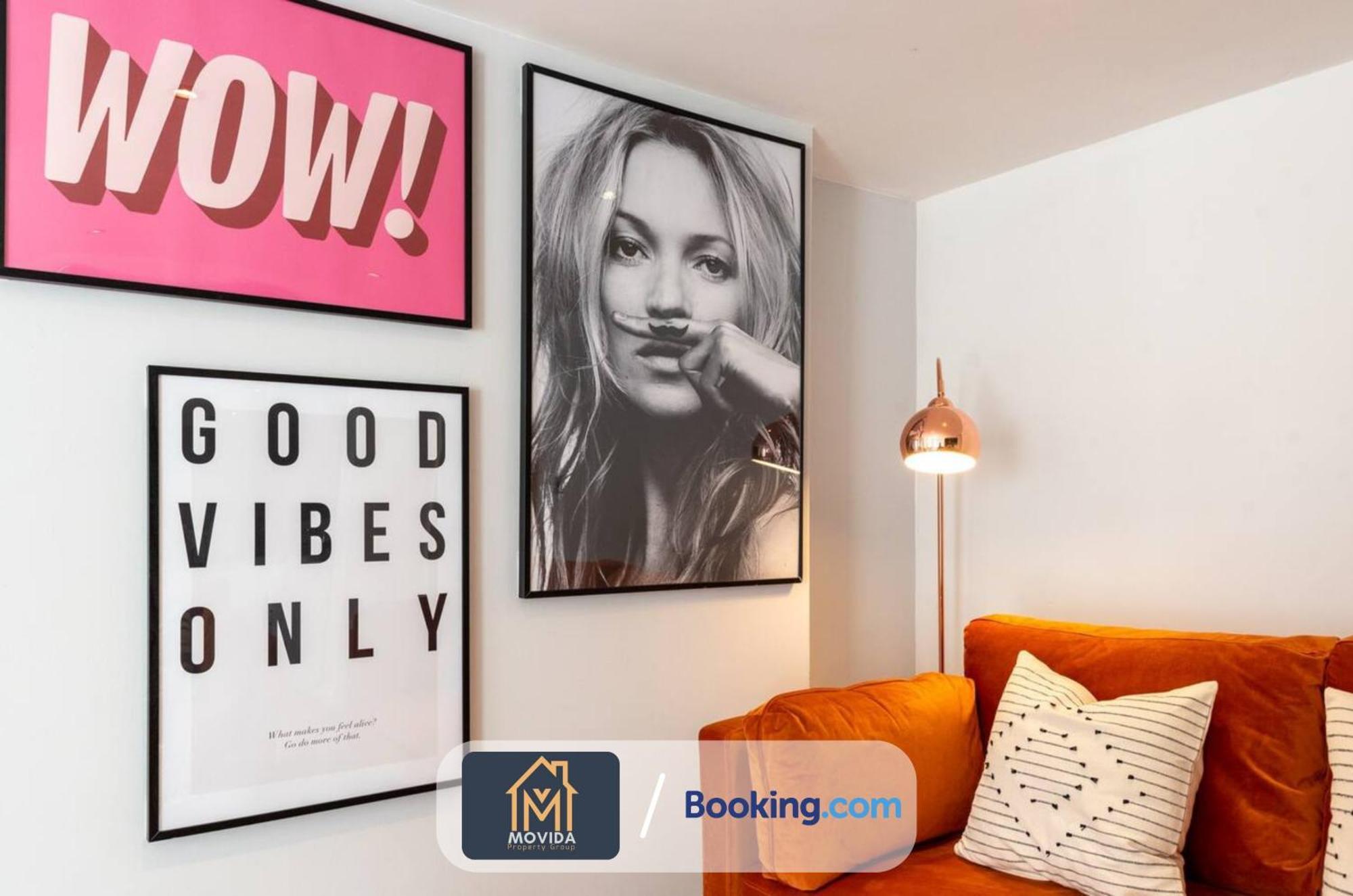 Stylish Two Bed Town Centre Apartment By Movida Property Group Short Lets & Serviced Accommodation With Parking Харрогейт Экстерьер фото
